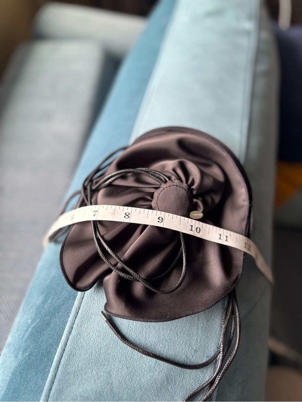 Rare H&M x Magda Butrym Cord Necklace with Rose Appliqué - Picture 8 of 10